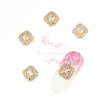 100pcs/Lot Micro Pave Clear Crystal Zircon Alloy Charms Curved Back Luxury Nail Art Jewelry Craft 3D Design Decoration Wholesale
100pcs/Lot Micro Pave Clear Crystal Zircon Alloy Charms Curved Back Luxury Nail Art Jewelry Craft 3D Design Decoration Wholesale