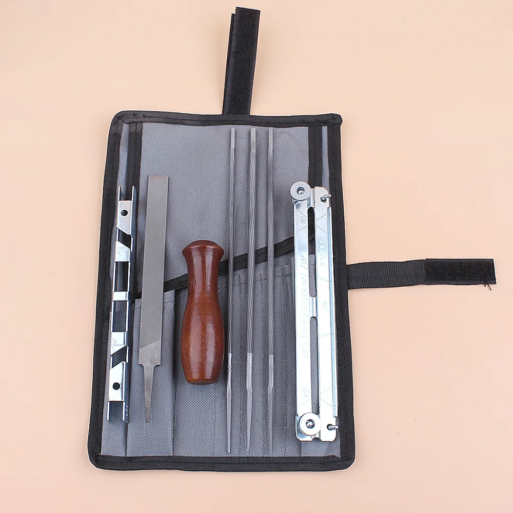 7pcs/set Chainsaw Chain Sharpening Filing File Kit 4mm 4.8mm 5.5mm File for Stihl 3/8" .325" .404" Chain Files Wooden Holder Set
7pcs/set Chainsaw Chain Sharpening Filing File Kit 4mm 4.8mm 5.5mm File for Stihl 3/8" .325" .404" Chain Files Wooden Holder Set