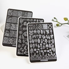 9,5x14 см ZJOY плюс ногтевых пластин, тиснение ногтей штамп лак для ногтей изображение Книги по искусству изображения Konad принт штамп штамповка м...(China)