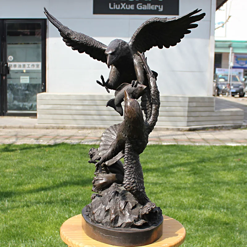 Alongside business gifts crafts art bronze Eagle bronze statue Home Furnishing decoration feng shui ornaments
Alongside business gifts crafts art bronze Eagle bronze statue Home Furnishing decoration feng shui ornaments