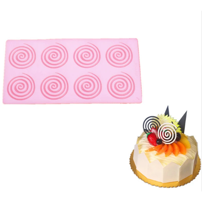3D Spiral shape for mastic confectionery accessories chocolate cake decoration tools chocolate mould stencil muffin pan
3D Spiral shape for mastic confectionery accessories chocolate cake decoration tools chocolate mould stencil muffin pan
