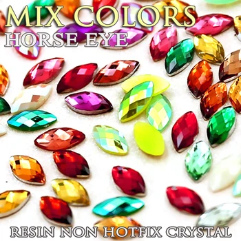 800PCS/LOT Mix Colors 3x6mm Horse eye Resin Nail Rhinestones Crystal Non Hotfix Flat back glitters to DIY Nail Art jewelry Stone
800PCS/LOT Mix Colors 3x6mm Horse eye Resin Nail Rhinestones Crystal Non Hotfix Flat back glitters to DIY Nail Art jewelry Stone