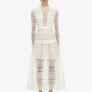 New Sexy Designer Self Portrait Dress Maxi Long Luxury Embroidery Hollow Out Full Sleeves 2019 Ladies Party Dresses High Quality
New Sexy Designer Self Portrait Dress Maxi Long Luxury Embroidery Hollow Out Full Sleeves 2019 Ladies Party Dresses High Quality