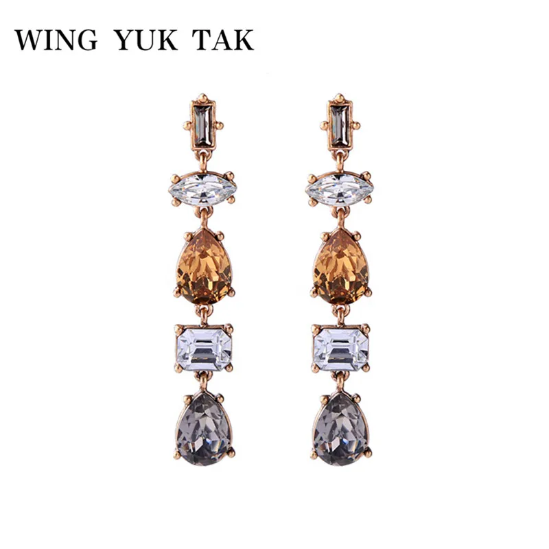 wing yuk tak Vintage Water Drop Crystal Earrings For Women Fashion Romantic Statement Dangle Earrings New Arrival Charm Jewelry
wing yuk tak Vintage Water Drop Crystal Earrings For Women Fashion Romantic Statement Dangle Earrings New Arrival Charm Jewelry