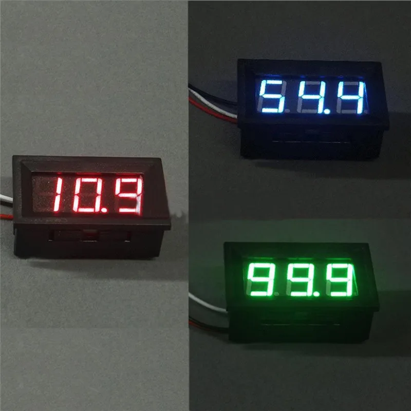 1 PC New Mini LED DC 0-100V Voltmeter Voltage Volt 3-Digital Display Panel Meter /3 Wires SA104 P0.11
1 PC New Mini LED DC 0-100V Voltmeter Voltage Volt 3-Digital Display Panel Meter /3 Wires SA104 P0.11