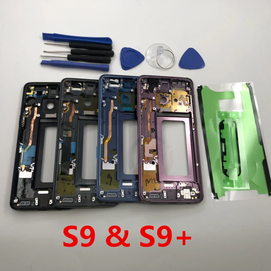 For Samsung Galaxy S9 G960F S9+ S9 Plus G965F Middle Frame Housing Bezel Front Chassis Frame With Side Buttons Replacement Parts
For Samsung Galaxy S9 G960F S9+ S9 Plus G965F Middle Frame Housing Bezel Front Chassis Frame With Side Buttons Replacement Parts