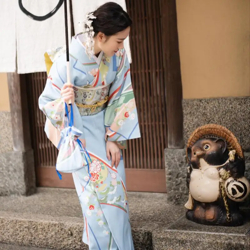 Japanese Traditional Kimono With Obi Elegant Lady Evening Dress Gown Sexy Yukata Geisha Cosplay Costume Stage Show Clothing
Japanese Traditional Kimono With Obi Elegant Lady Evening Dress Gown Sexy Yukata Geisha Cosplay Costume Stage Show Clothing