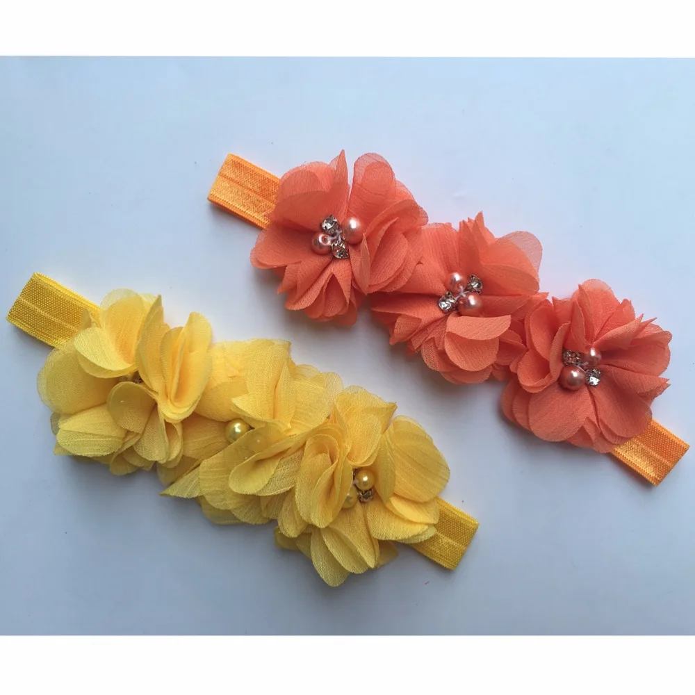 2PCS/lot Newborn headband Chiffon Beaded Flower Headbands Chiffon Beaded Flower Hair bands Kids Hair Accessories A176-12
2PCS/lot Newborn headband Chiffon Beaded Flower Headbands Chiffon Beaded Flower Hair bands Kids Hair Accessories A176-12
