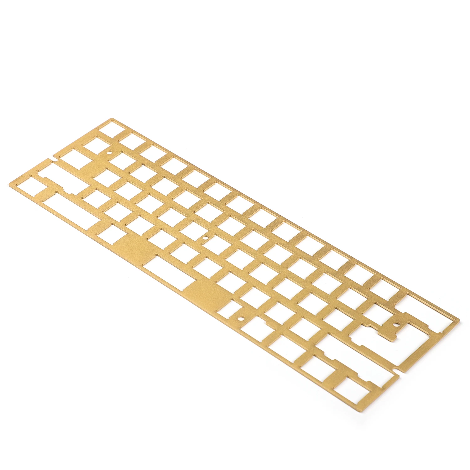 CNC 60% PVD Brass Plate Universal Positioning Board For GH60 60% Keyboard DIY Support ISO ANSI WKL
CNC 60% PVD Brass Plate Universal Positioning Board For GH60 60% Keyboard DIY Support ISO ANSI WKL