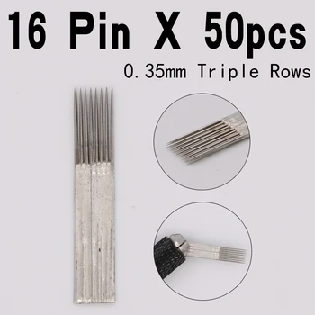 Free Shipping 50 Pcs 3 rows Line 16Pin Needle Permanent Eyebrow Makeup Needle Blades For Microblading Pen Manual Embroidery
Free Shipping 50 Pcs 3 rows Line 16Pin Needle Permanent Eyebrow Makeup Needle Blades For Microblading Pen Manual Embroidery