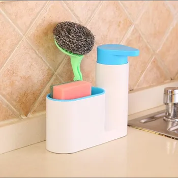 2 in 1 Kitchen Storage Rack for Cleaning Rack Washing Sponge Brush Sink Detergent Soap Dispenser Bottle Kitchen Organizer Gadget
2 in 1 Kitchen Storage Rack for Cleaning Rack Washing Sponge Brush Sink Detergent Soap Dispenser Bottle Kitchen Organizer Gadget