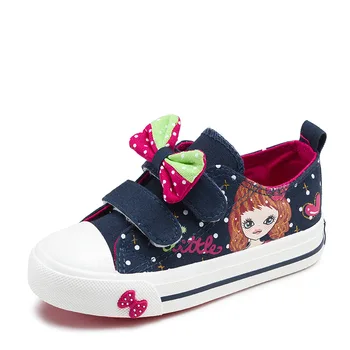 Children's Canvas shoes baby girls princess bow denim shoes hook loop anti-slippery Printed casual shoes
Children's Canvas shoes baby girls princess bow denim shoes hook loop anti-slippery Printed casual shoes