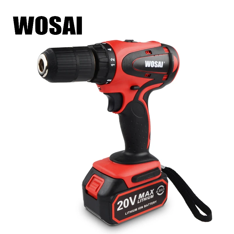 WOSAI 20V Cordless Electric Hand Drill Lithium Battery Electric Drill Cordless 2-Speed Drill Electric Screwdriver Power Tools
WOSAI 20V Cordless Electric Hand Drill Lithium Battery Electric Drill Cordless 2-Speed Drill Electric Screwdriver Power Tools