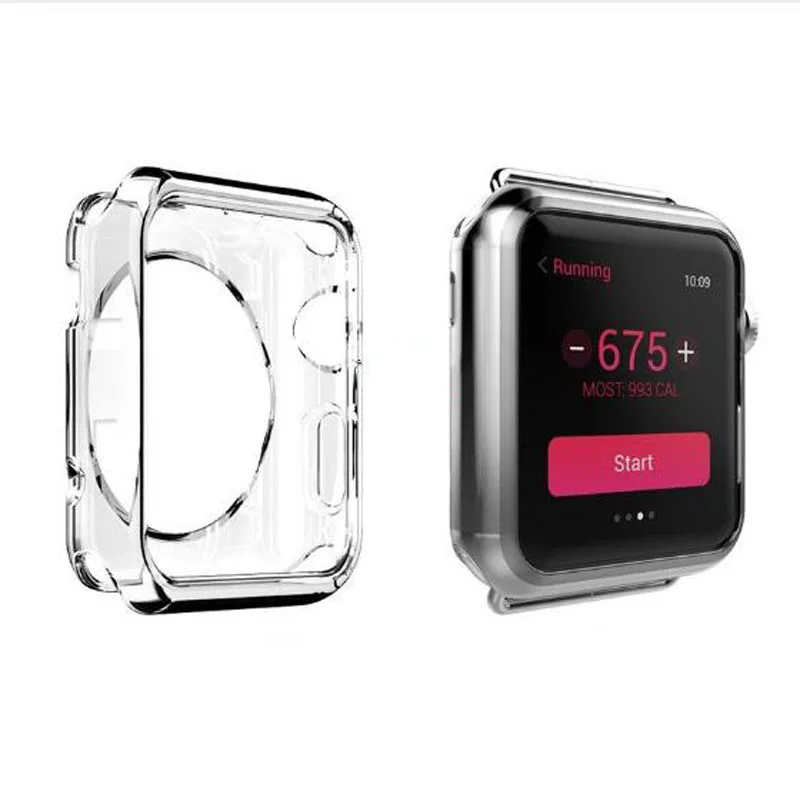 Transparent TPU Soft Case Thin Shell Frame For iwatch Apple Watch Series 1/2/3 38mm 42mm Screen Protector Back Cover Protection
Transparent TPU Soft Case Thin Shell Frame For iwatch Apple Watch Series 1/2/3 38mm 42mm Screen Protector Back Cover Protection