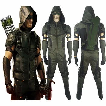 Men's boys Arrow Season 4 Oliver Queen Hoodie Outfit Full Set Halloween Comic-con Anime Cosplay Costume
Men's boys Arrow Season 4 Oliver Queen Hoodie Outfit Full Set Halloween Comic-con Anime Cosplay Costume