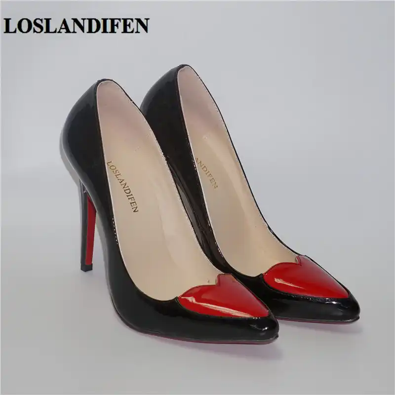 ladies red bottom heels