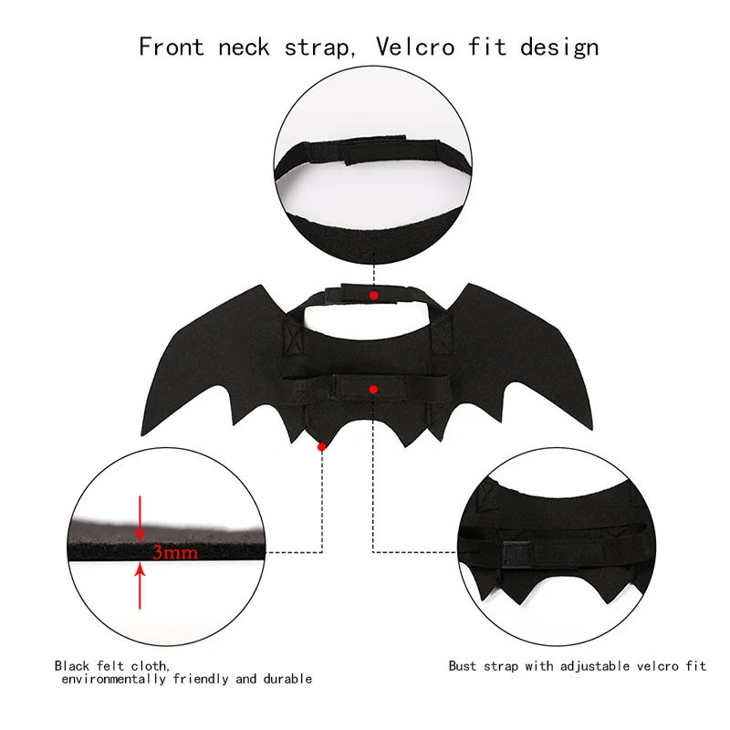 Pet Dog Cat Bat Wing Cosplay Prop Halloween Bat Fancy Dress Costume Outfit Wings Dropshipping
Pet Dog Cat Bat Wing Cosplay Prop Halloween Bat Fancy Dress Costume Outfit Wings Dropshipping