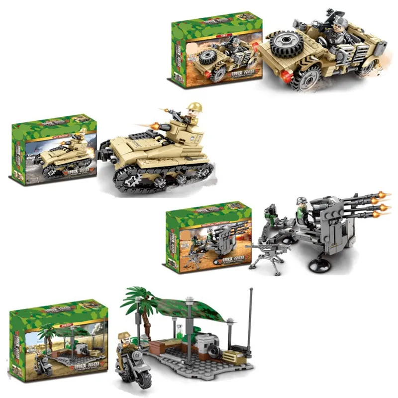 2019 Military Army World War II WW2 SWAT Soldiers Motorcycle Tank Vehicle Building Blocks Bricks Kids Toys Compatible With Lego
2019 Military Army World War II WW2 SWAT Soldiers Motorcycle Tank Vehicle Building Blocks Bricks Kids Toys Compatible With Lego