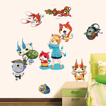 1pcs 45*65cm Multicolor Yokai watch sticker 3 styles for choose Japanese cartoon star Model sticker d10 
1pcs 45*65cm Multicolor Yokai watch sticker 3 styles for choose Japanese cartoon star Model sticker d10