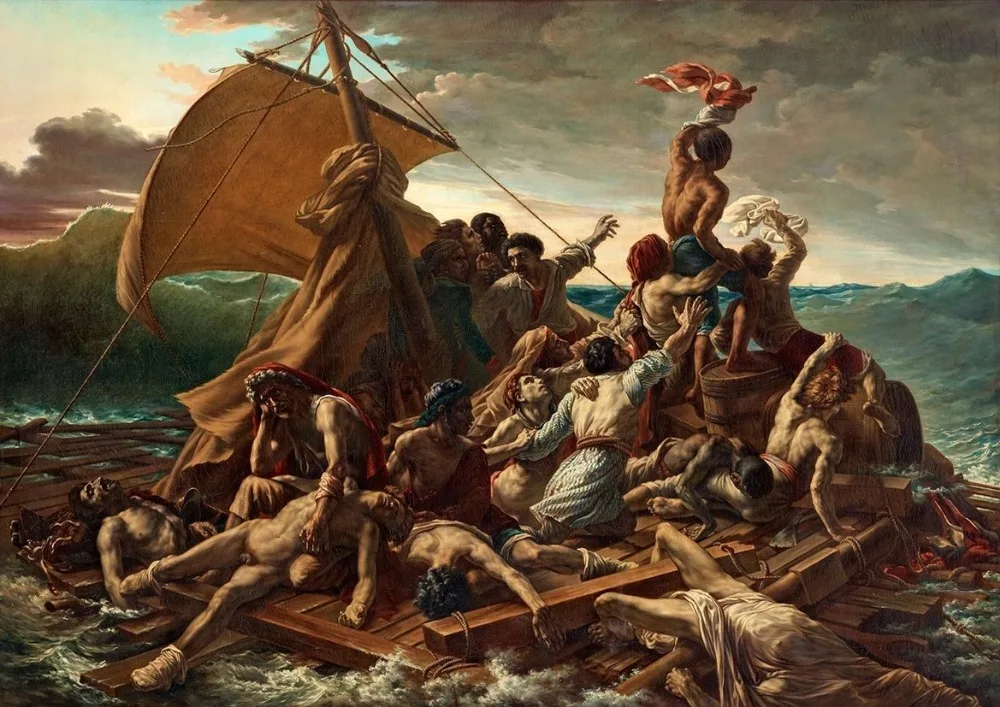Theodore Gericoult: The Raft of the Medusa SILK POSTER Decorative painting 24x36inch
Theodore Gericoult: The Raft of the Medusa SILK POSTER Decorative painting 24x36inch