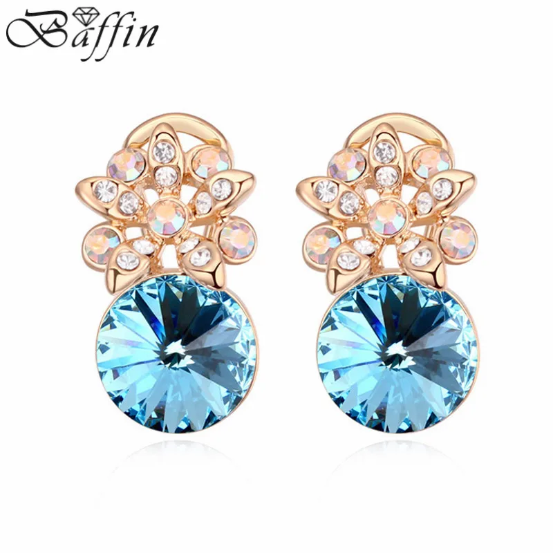 Baffin Crystals From Swarovski Luxury Flower Piercing Earrings 2016 Fashion Gold Color Stud Earrings For Women Jewelry
Baffin Crystals From Swarovski Luxury Flower Piercing Earrings 2016 Fashion Gold Color Stud Earrings For Women Jewelry