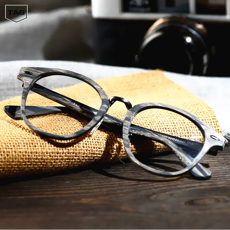 2019 TAG Brand Import plate wood grain High quality designer Retro round eye glasses frames for women myopia glasses frame men
2019 TAG Brand Import plate wood grain High quality designer Retro round eye glasses frames for women myopia glasses frame men