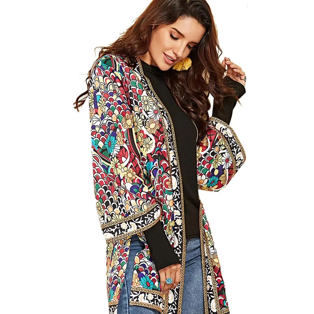 Women Autumn Outerwear Ethnic Floral Print Long Sleeve Boho Jacket Wrap Cardigans MSJ99
Women Autumn Outerwear Ethnic Floral Print Long Sleeve Boho Jacket Wrap Cardigans MSJ99