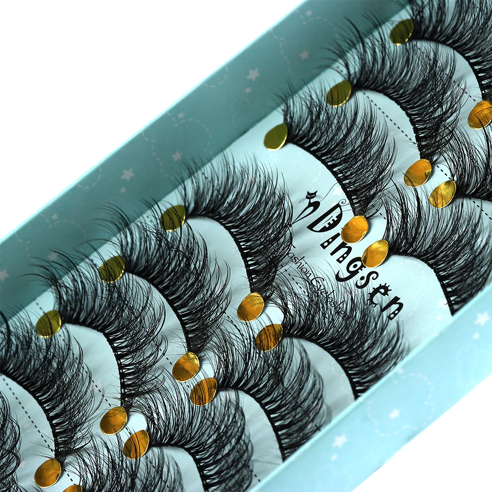 10 Pairs 3D Soft Faux Mink Hair False Eyelashes Natural Long Makeup Mink Eyelash Crisscross Messy Wispy Fluffy Lashes Extension
10 Pairs 3D Soft Faux Mink Hair False Eyelashes Natural Long Makeup Mink Eyelash Crisscross Messy Wispy Fluffy Lashes Extension