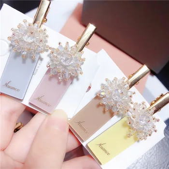 Korea Fashion Hair Clip Barrettes for Women Girls Frosted fog crystal flower Rhinestone hair clips Hairpins Hair Accessories 
Korea Fashion Hair Clip Barrettes for Women Girls Frosted fog crystal flower Rhinestone hair clips Hairpins Hair Accessories