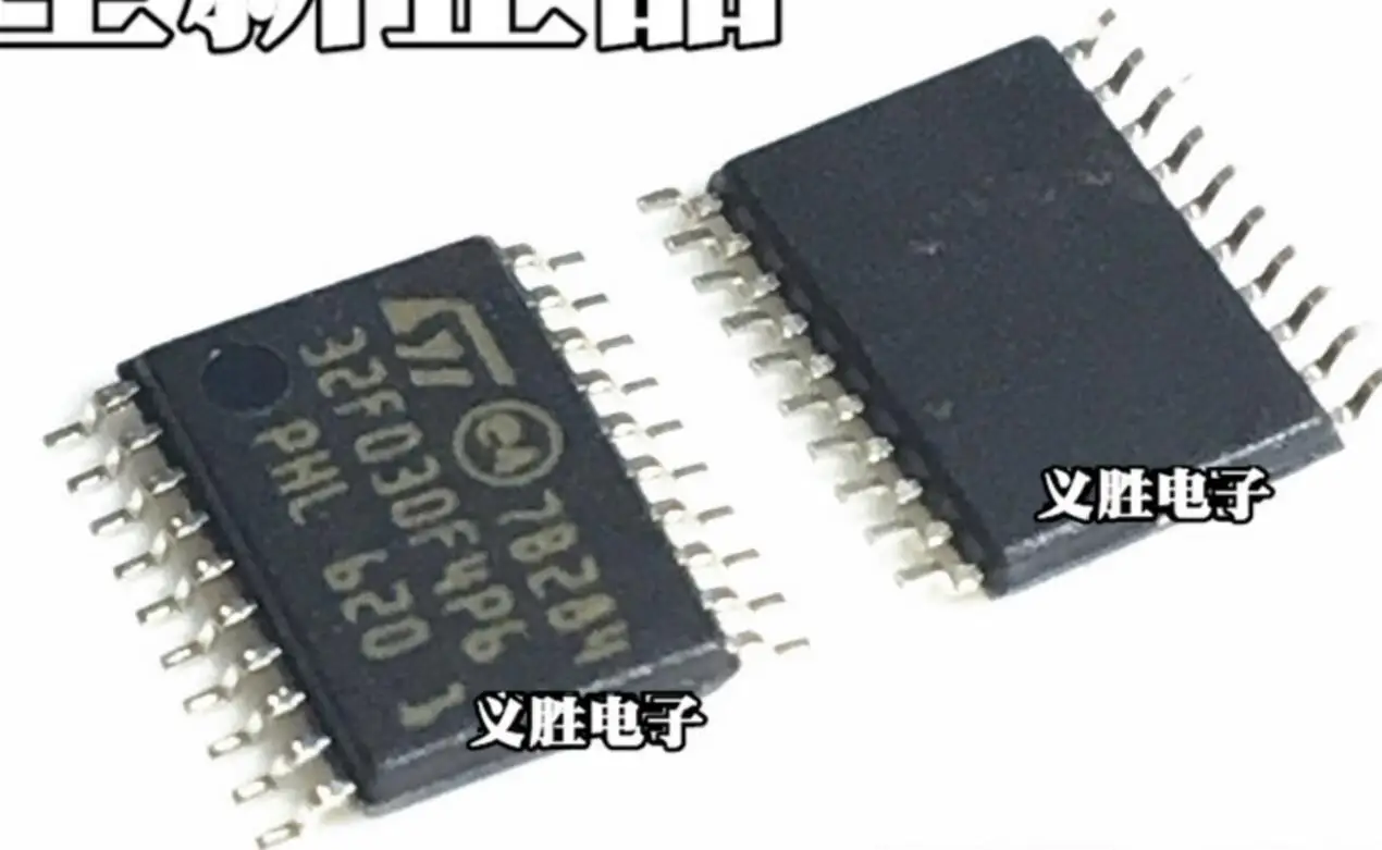 STM32F030 TSSOP20 MCU 32-bit STM32 ARM Cortex M0 RISC 16KB Flash 2.5V/3.3V 20-Pin TSSOP STM32F030F4P6
STM32F030 TSSOP20 MCU 32-bit STM32 ARM Cortex M0 RISC 16KB Flash 2.5V/3.3V 20-Pin TSSOP STM32F030F4P6