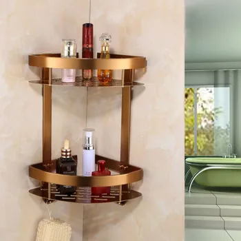 Bathroom Shelf Space Aluminum 2 Tiers Corner Shelf Shower Wall Mount Rose gold Storage Shampoo Basket Wall Kitchen Corner Holder
Bathroom Shelf Space Aluminum 2 Tiers Corner Shelf Shower Wall Mount Rose gold Storage Shampoo Basket Wall Kitchen Corner Holder