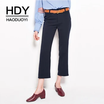 HDY Haoduoyi Brand Two Colors Women Casual Dark Blue/Khaki Wide Leg Pants OL Lady Pockets Zipper Buttons Trousers Female Buttoms
HDY Haoduoyi Brand Two Colors Women Casual Dark Blue/Khaki Wide Leg Pants OL Lady Pockets Zipper Buttons Trousers Female Buttoms