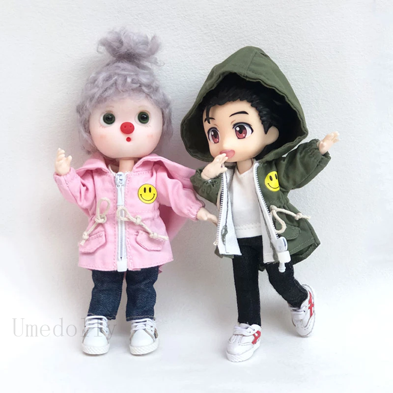 1PCS Causal Obitsu 11 Doll Trench Coat for OB11, Middle Blyth Doll Clothes Accessories
1PCS Causal Obitsu 11 Doll Trench Coat for OB11, Middle Blyth Doll Clothes Accessories