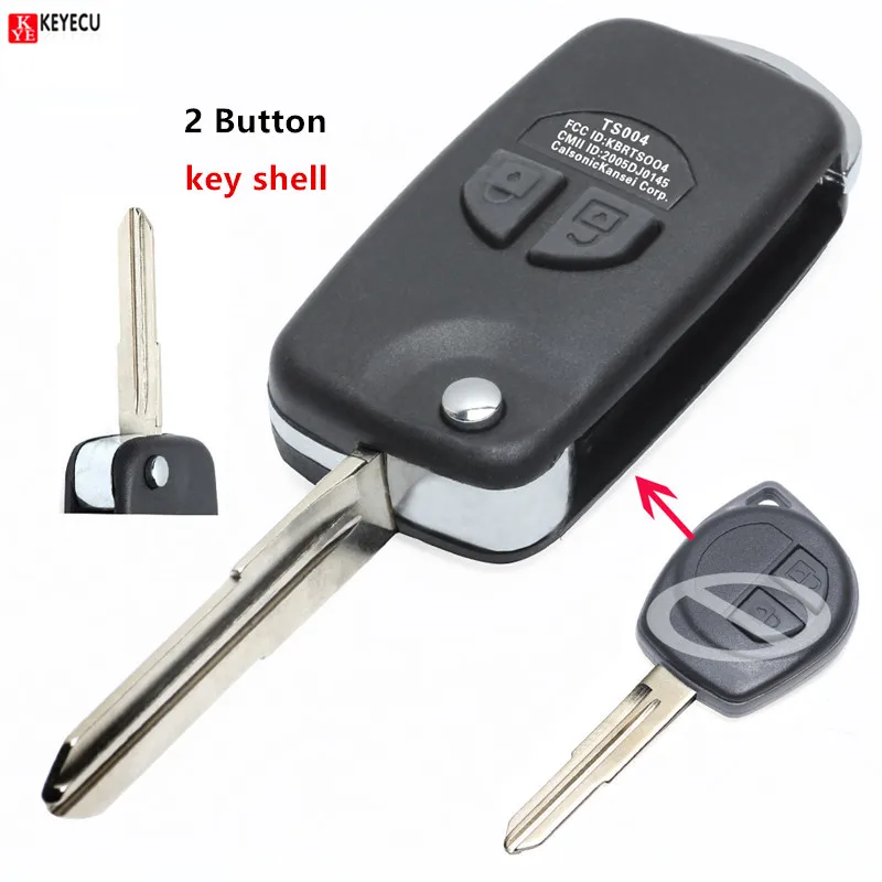 KEYECU Modified Folding Remote Key Case Shell 2BTN for Suzuki Grand Vitara Swift with Button Pad
KEYECU Modified Folding Remote Key Case Shell 2BTN for Suzuki Grand Vitara Swift with Button Pad