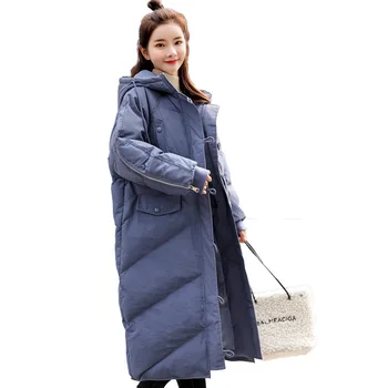 Hooded Hat Elegant Loose Parka Korean Style Casual Thicker Warm Winter Coat Women Cotton Padded Woman Clothes Long Jacket AA433 
Hooded Hat Elegant Loose Parka Korean Style Casual Thicker Warm Winter Coat Women Cotton Padded Woman Clothes Long Jacket AA433