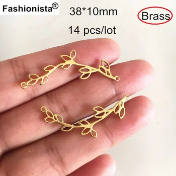 Fashionista NEW - 14 pcs Raw Brass Leaf Connectors 38*10mm Branch Connectors,Brass Jewelry Link,Brass Casting Jewelry Connectors
Fashionista NEW - 14 pcs Raw Brass Leaf Connectors 38*10mm Branch Connectors,Brass Jewelry Link,Brass Casting Jewelry Connectors