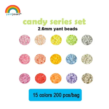 Yantjouet 2.6mm Candy Series Set 15 color 3000pcs for Kid Hama Perler Bead Diy Puzzles High Quality Handmade Gift children Toy
Yantjouet 2.6mm Candy Series Set 15 color 3000pcs for Kid Hama Perler Bead Diy Puzzles High Quality Handmade Gift children Toy