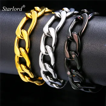 Starlord Rock Bracelet 12mm Thick Gold Hand Chain Men Jewelry 316L Stainless Steel Black Gun/Gold Color Bracelets GH2012
Starlord Rock Bracelet 12mm Thick Gold Hand Chain Men Jewelry 316L Stainless Steel Black Gun/Gold Color Bracelets GH2012