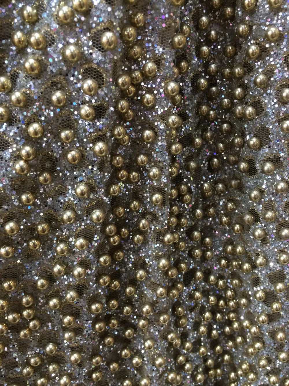 Glued Glitter African Lace Fabric Gold French Sequins Net Lace Fabric/High Quality African Beaded Tulle Fabric
Glued Glitter African Lace Fabric Gold French Sequins Net Lace Fabric/High Quality African Beaded Tulle Fabric