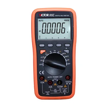 VICTOR victory multimeter VC86E 4 1/2 Digit Precision multimeter / frequency / capacitance / temperature with USB
VICTOR victory multimeter VC86E 4 1/2 Digit Precision multimeter / frequency / capacitance / temperature with USB