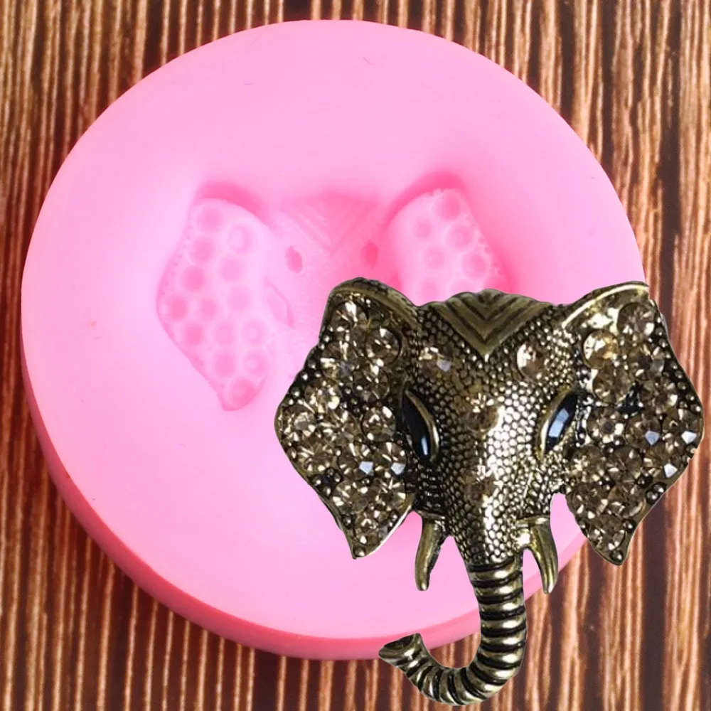 DIY Elephant Head Silicone Mold Cake Decorating Tools Fondant Chocolate Gumpaste Molds Polymer Clay Kitchen Baking Moulds
DIY Elephant Head Silicone Mold Cake Decorating Tools Fondant Chocolate Gumpaste Molds Polymer Clay Kitchen Baking Moulds
