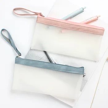 Coloffice PU Korean Pencil Bag Stationery Creative Simple File Bag Translucent Pencil Bag Large Capacity Girl Storage Bag 1PC
Coloffice PU Korean Pencil Bag Stationery Creative Simple File Bag Translucent Pencil Bag Large Capacity Girl Storage Bag 1PC