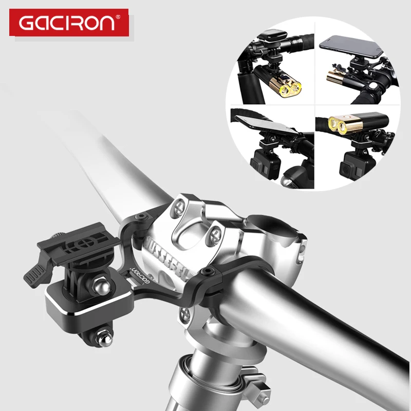 GACIRON Aluminum Bicycle Camera Computer Mobile Phone Holder Adjustable 31.8mm Handlebar Mount Rack Holder Cycling Accessories
GACIRON Aluminum Bicycle Camera Computer Mobile Phone Holder Adjustable 31.8mm Handlebar Mount Rack Holder Cycling Accessories
