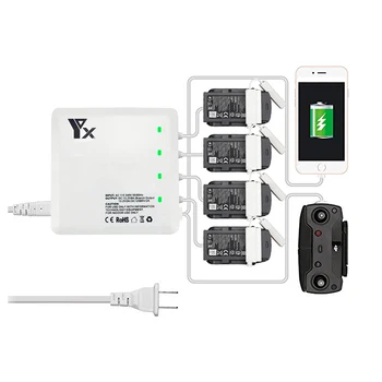 6 IN 1 Smart Charger for DJI Spark Flight Battery Charging Hub Fast Smart Battery Charge Remote Controller Spare Parts
6 IN 1 Smart Charger for DJI Spark Flight Battery Charging Hub Fast Smart Battery Charge Remote Controller Spare Parts