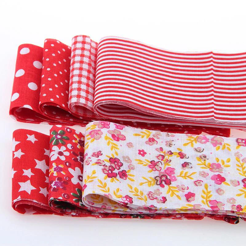 Cotton Strips Fabrics Ribbon Fabric Roll Quilting Patchwork Textile For Sewing Toys Tilda Red Series6cmx100cm 7pcs/lot BCC001 
Cotton Strips Fabrics Ribbon Fabric Roll Quilting Patchwork Textile For Sewing Toys Tilda Red Series6cmx100cm 7pcs/lot BCC001