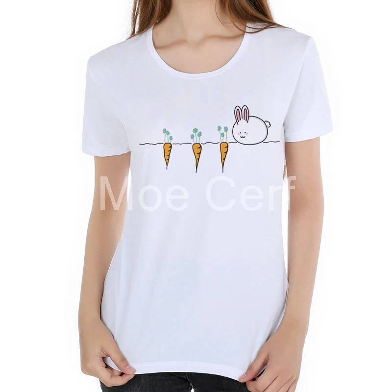 Top selling Cute Kawaii Rabbit and Carrots T shirt 2019 Summer White Lady T Shirt New Arrival Harajuku girl tops tee L17-95
Top selling Cute Kawaii Rabbit and Carrots T shirt 2019 Summer White Lady T Shirt New Arrival Harajuku girl tops tee L17-95