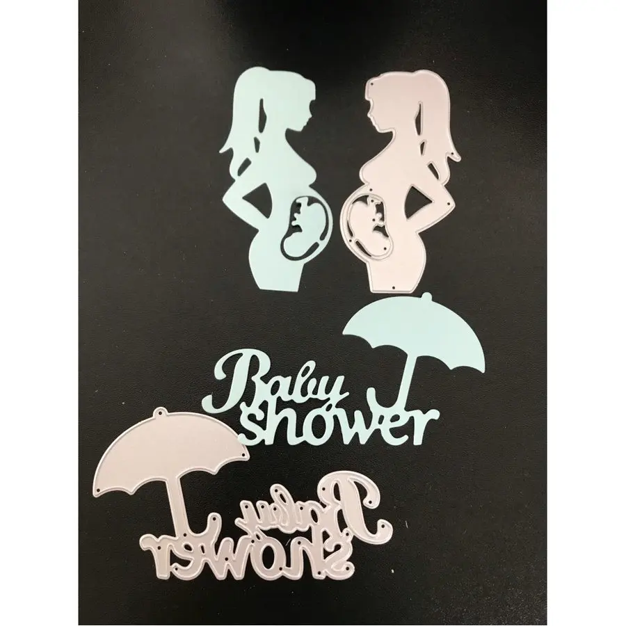 Metal Cutting Mold Pregnant Women Stencils DIY Scrapbooking album Decorative Die