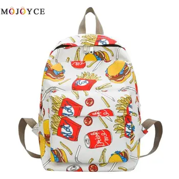 Preppy Style Cute Cartoon Food Print Women Backpacks Canvas Teen Girls Shoulder School Bagpack
Preppy Style Cute Cartoon Food Print Women Backpacks Canvas Teen Girls Shoulder School Bagpack