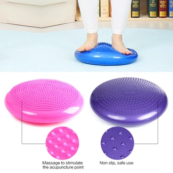 Durable Yoga Massage Cushion Mat Universal Inflatable Yoga Wobble Stability Balance Disc Massage Cushion Mat Yoga Fitness Balls
Durable Yoga Massage Cushion Mat Universal Inflatable Yoga Wobble Stability Balance Disc Massage Cushion Mat Yoga Fitness Balls