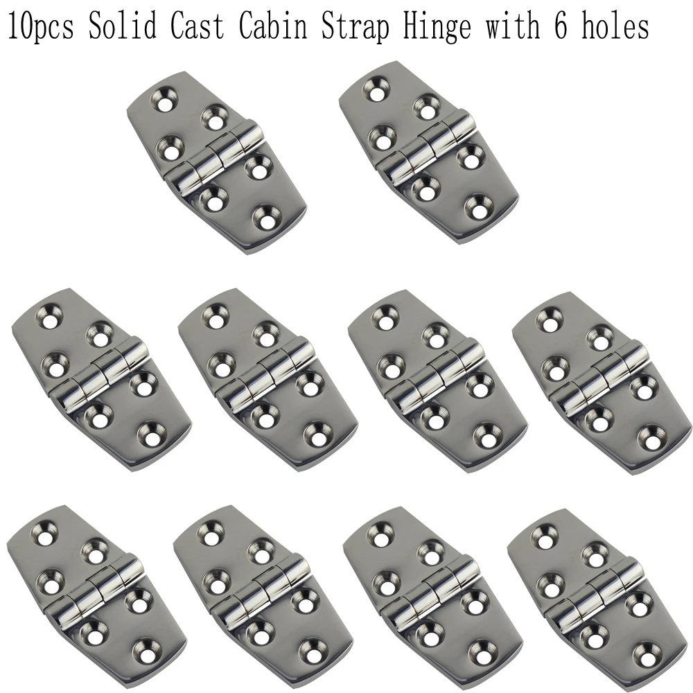 Stainless Steel 316 Boat Strap Hinge Heavy Duty High Mirror Finish Cabin Door Hatch Utility Locker Strap Hinge 10pcs 38*76mm
Stainless Steel 316 Boat Strap Hinge Heavy Duty High Mirror Finish Cabin Door Hatch Utility Locker Strap Hinge 10pcs 38*76mm